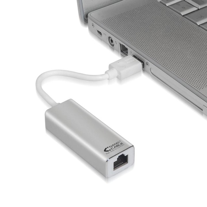 Nanocable Conversor USB 3.0 a Ethernet Gigabit 15cm