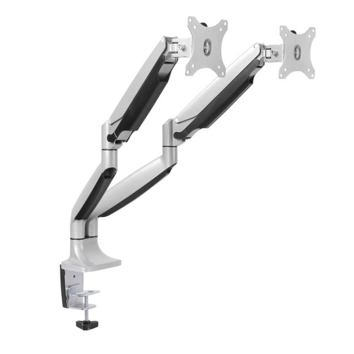 TooQ DB3132TNR-S Soporte Monitor Giratorio 2 Brazos hasta 32"