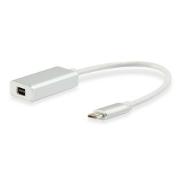 Equip Cable USB Tipo C Macho a Mini DisplayPort Hembra 15cm Plata