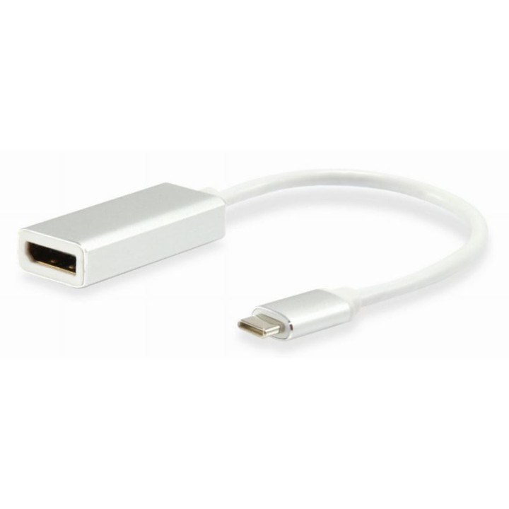 Equip Cable USB Tipo C Macho a DisplayPort Hembra 15cm Plata