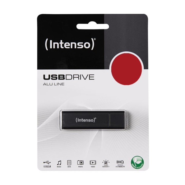 Intenso Alu Line 64GB Antracita USB 2.0