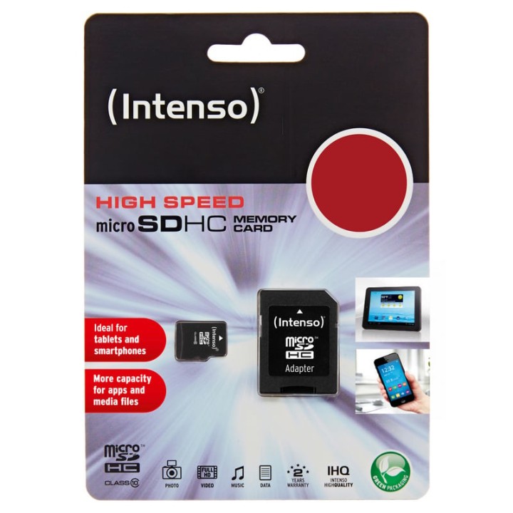 Intenso Tarjeta MicroSD SDHC 32GB Clase 10