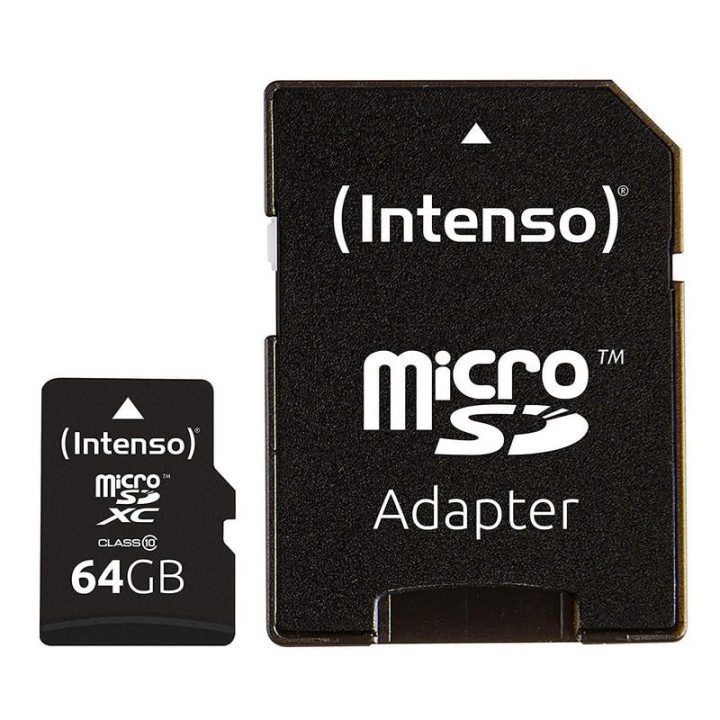 Intenso Tarjeta MicroSD SDXC 64GB Clase 10