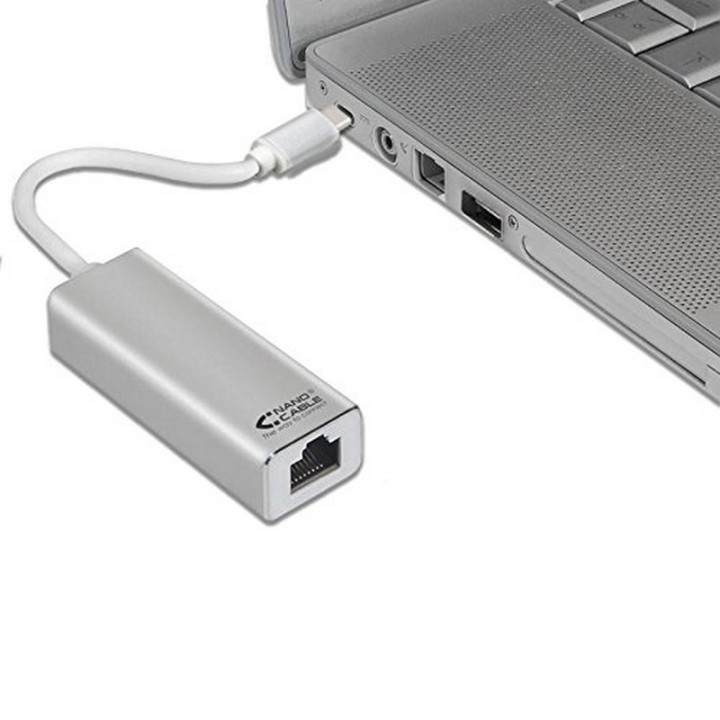 Nanocable Adaptador Ethernet USB-C