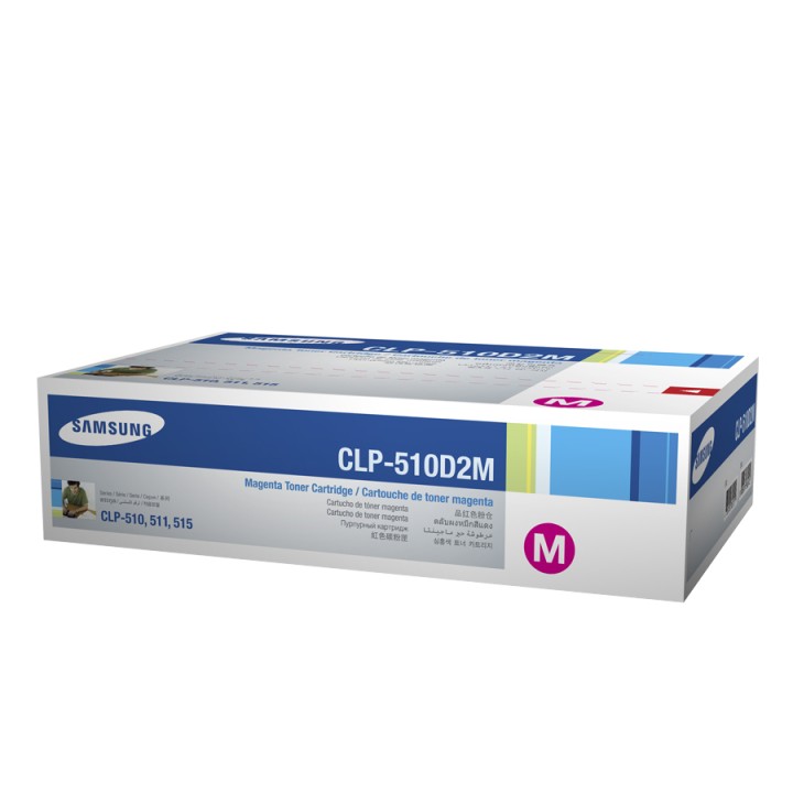 Toner Samsung Laser Magenta 2000 páginas (CLP-510D2M)