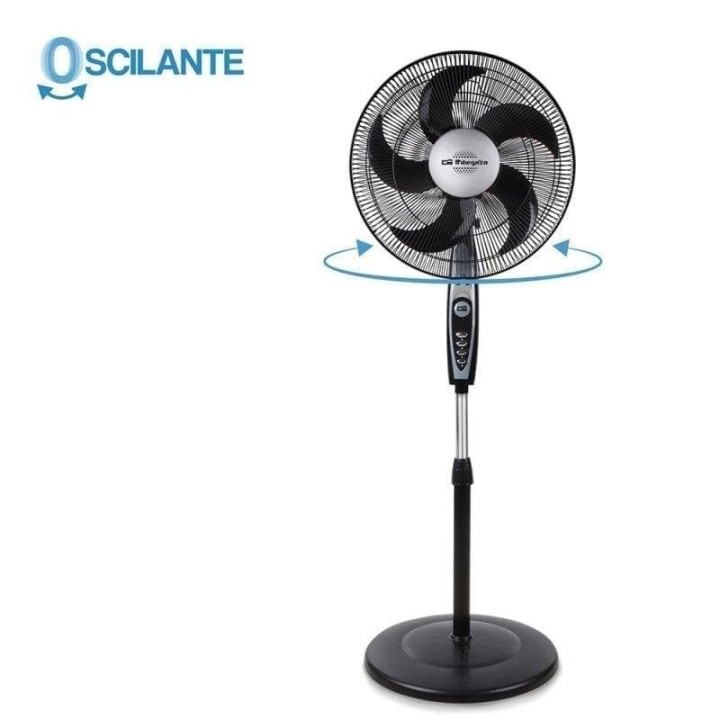 Ventilador de Pie Orbegozo SF 0149 60W 40cm 3 Velocidades Oscilante Cabezal Inclinable