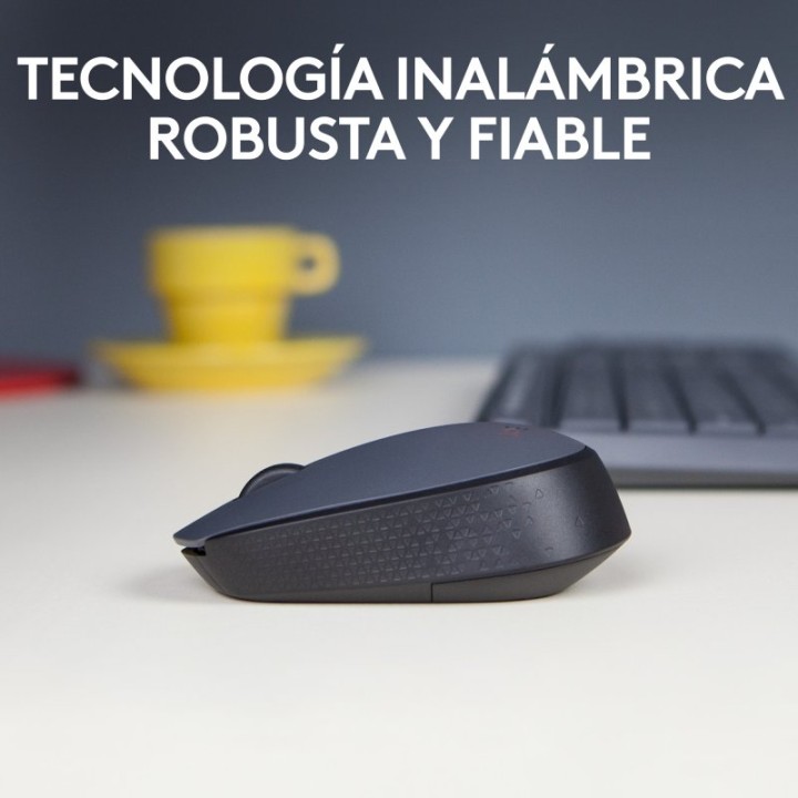 Logitech M170 RF Ratón Óptico Inalámbrico 1000DPI