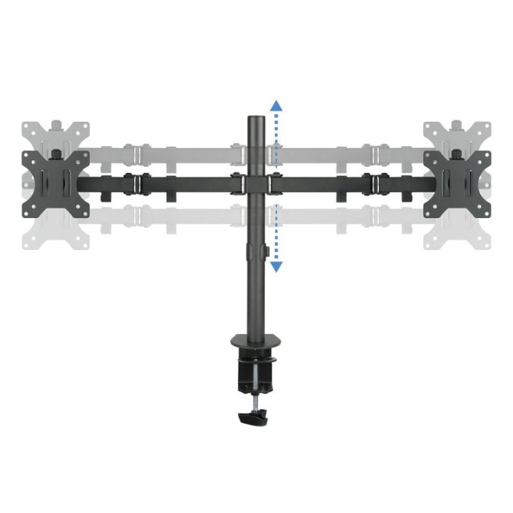 Tooq Soporte de mesa para 2 Pantallas (Monitor/TV) 13"-32"