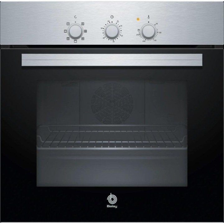 Horno Multifunción Balay 3HB2010X0 66L 60cm Limpieza Manual A Grill Puerta Fría Inoxidable