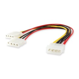 Equip Cable Duplicador Molex 4 Pin a 2x 4 Pin Macho/Hembra