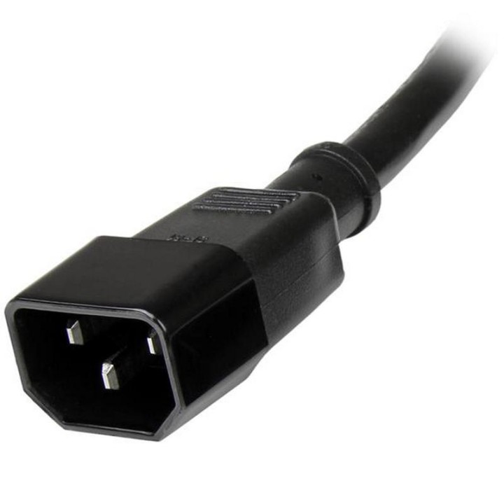 Startech Cable Extensor de Alimentación de Ordenador C14 a C13 1m