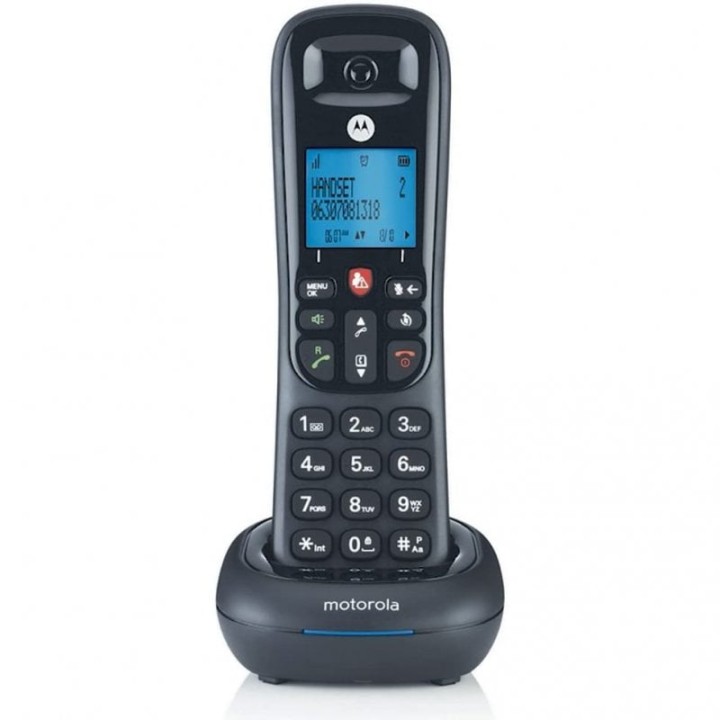 Motorola CD4001 Teléfono Inalámbrico Negro