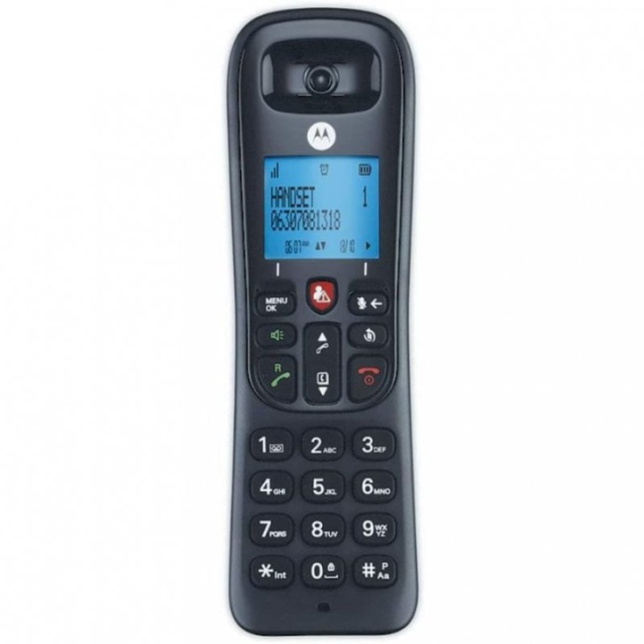 Motorola CD4001 Teléfono Inalámbrico Negro