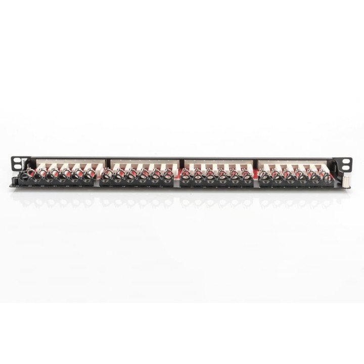 Digitus Panel de Parcheo 24 Puertos Cat6A Clase EA Apantallado 0,5U