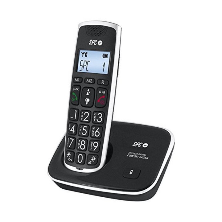 SPC Comfort Kaisser Dúo Teléfono Inalámbrico Negro