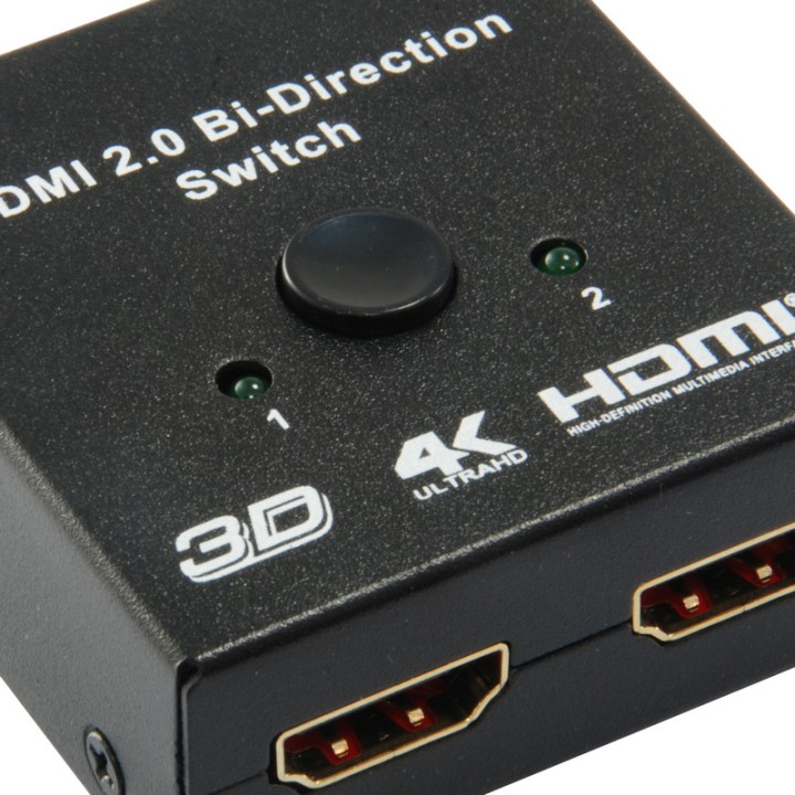 Equip Switch 2x HDMI 4k Conmutador/Divisor Bidireccional