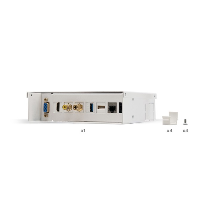 Caja de Conexiones Multimedia de Pared VGA/HDMI/Jack3.5/RCA/USB/RJ-45