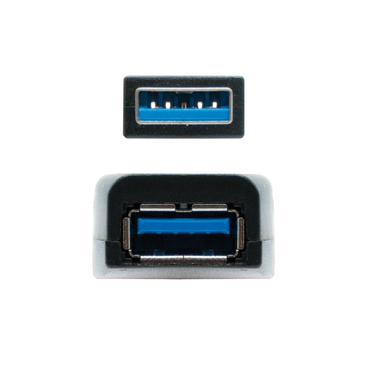 Nanocable Prolongador Amplificado USB 3.0 A/M-A/H 5m Negro