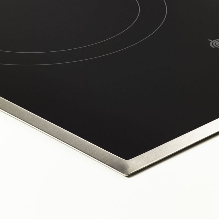Balay 3EB715XR Placa Vitroceramica 3 Zonas Negro con Marco de Acero Inoxidable