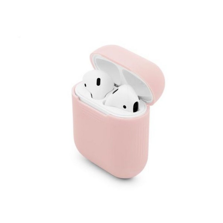 Unotec Funda Protectora de Silicona Rosa para AirPods