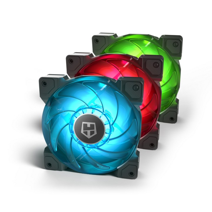 Nox Hummer H-SYNC Pack 3 Ventiladores RGB 120mm