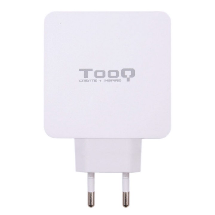 Tooq Cargador de Pared USB-C/USB 3.0 Carga Rápida Blanco