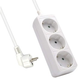 Ewent Regleta 3xSchuko Blanca