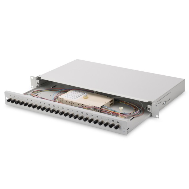 Digitus Caja de Empalme de Fibra Óptica Equipada ST OM3