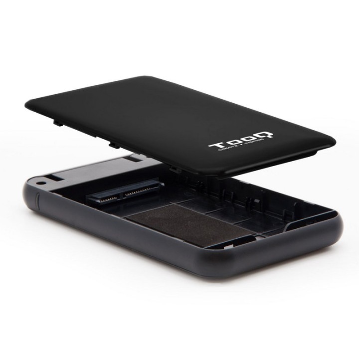 Tooq TQE-2528B Caja Externa USB 3.1 Negra para Disco Duro 2.5" SATAIII