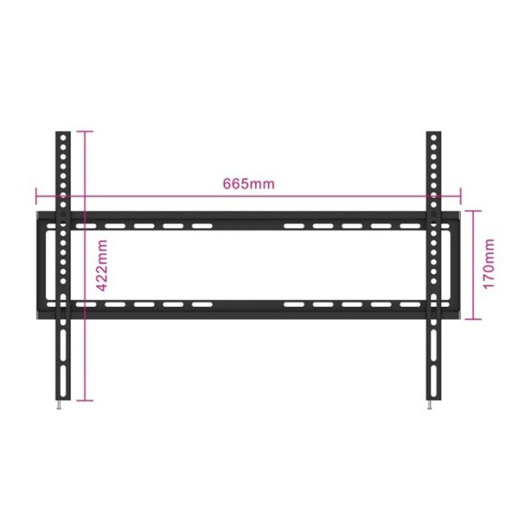 Ewent Easy Fix EW1503 Soporte de Pared para TV 37"/70" VESA 600x400 Max 35Kg