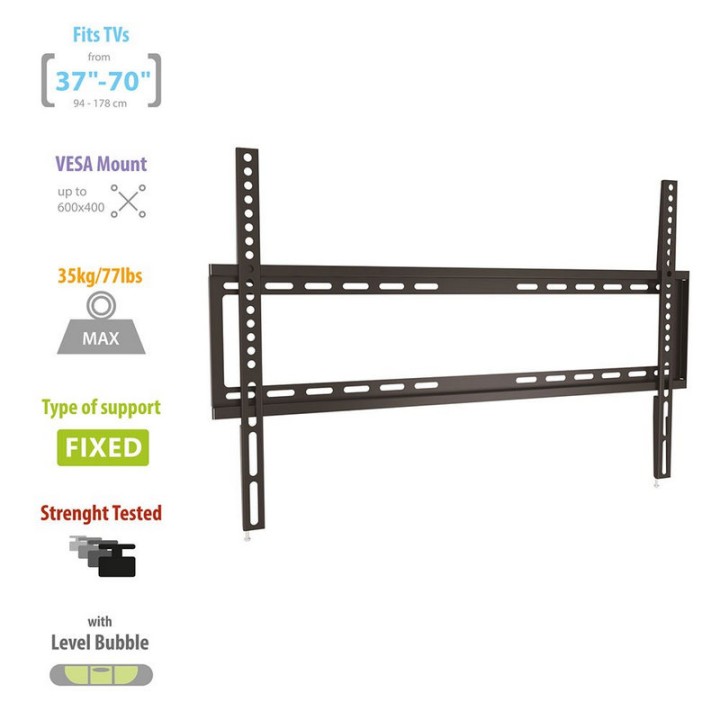 Ewent Easy Fix EW1503 Soporte de Pared para TV 37"/70" VESA 600x400 Max 35Kg