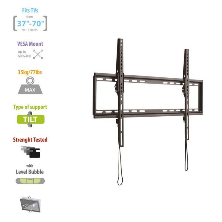 Ewent Easy Tilt EW1507 Soporte de Pared Inclinable para TV 37"/70" VESA 600x400 Max 35Kg