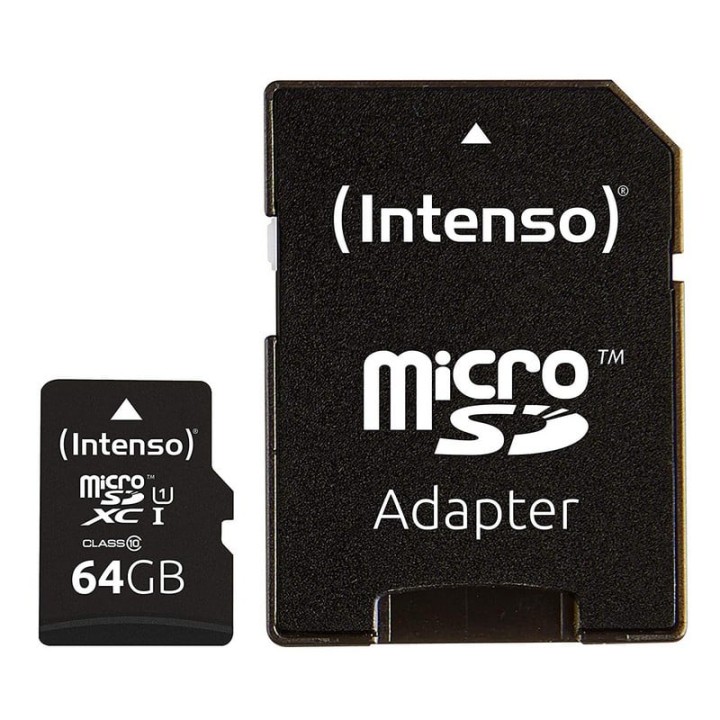 Intenso Tarjeta Micro SD SDXC 64GB Clase 10