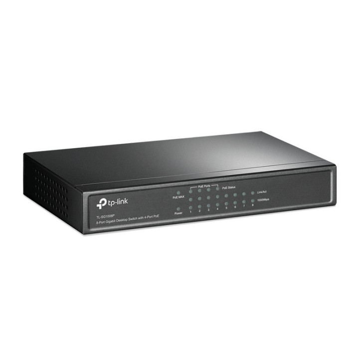 TP-Link TL-SG1008P Switch de Escritorio 8 Puertos Gigabit con 4 Puertos PoE