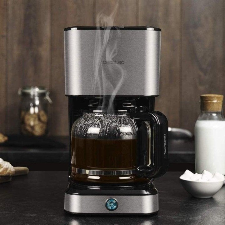 Cecotec Coffee 66 Heat Cafetera de Goteo 950W 1.5L Acero Inoxidable