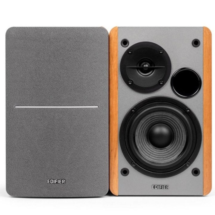 Edifier R1280T Altavoces Activos PC Tocadiscos Ecualizador RCA Mando 42W Marron