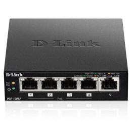 D-Link DGS-1005P Switch 5 puertos Gigabit PoE+
