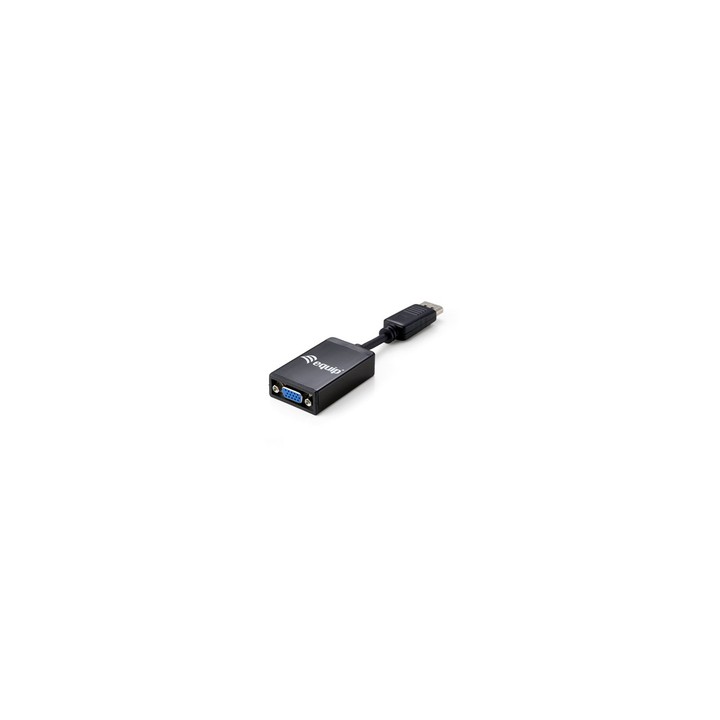 Adaptador EQUIP DP/M a VGA/H 0.15m Negro (EQ133435)
