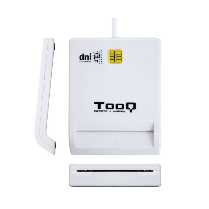 TooQ TQR-210W Lector de Tarjeta Externo DNIE Blanco