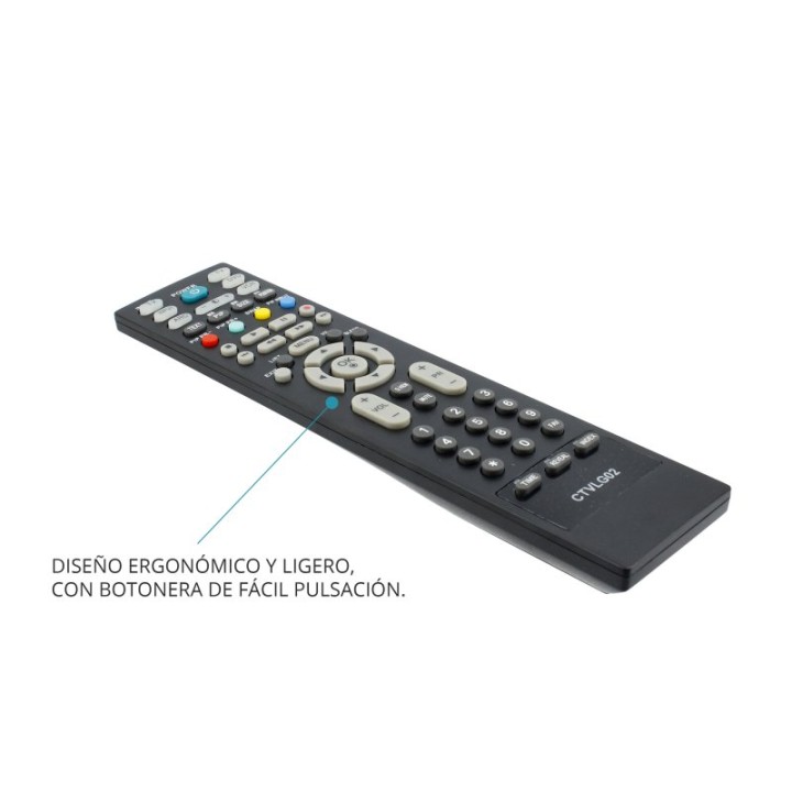 TM Electron CTVLG02 Mando a Distancia Compatible con TV LG