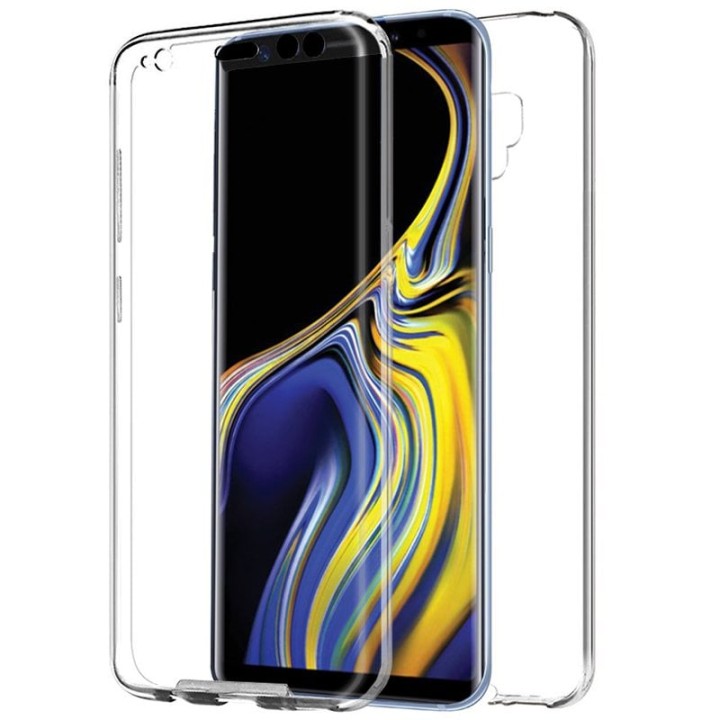 Funda Silicona 3D Transparente Trasera y Delantera para Samsung Galaxy Note 9