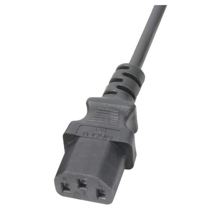 Cable de Alimentación IEC Macho - Hembra 1.8m