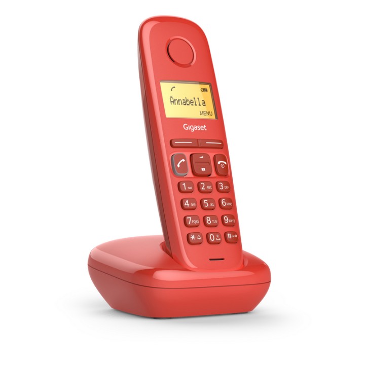 Gigaset A170 Teléfono Dect Rojo