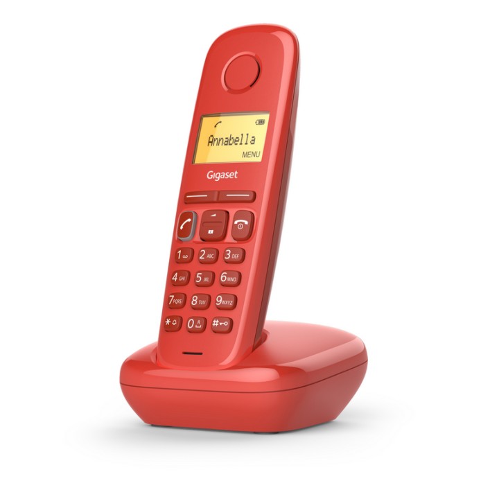 Gigaset A170 Teléfono Dect Rojo