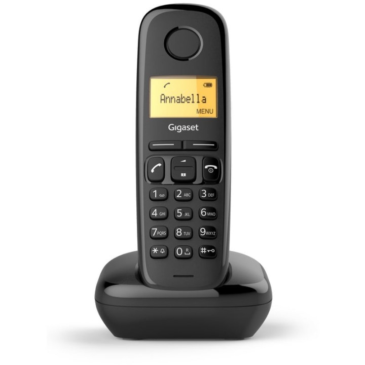 Gigaset A170 Teléfono Dect Duo Negro