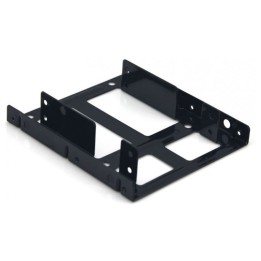 CoolBox Adaptador Bahía Interno de 3.5" a 2x 2.5" Negro