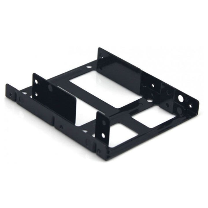 CoolBox Adaptador Bahía Interno de 3.5" a 2x 2.5" Negro