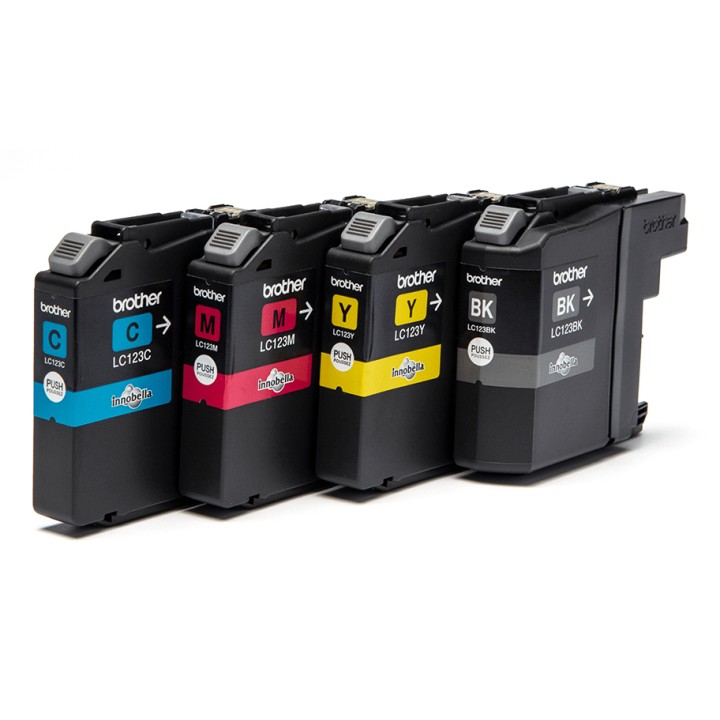 Tinta BROTHER Pack Negro/Tricolor (LC123VALBP)