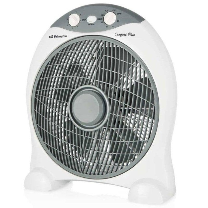 Ventilador de Suelo Orbegozo BF 1030 45W 3 Velocidades Silencioso Temporizador Asa Transporte