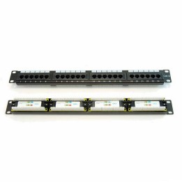 Powergreen Patch Panel 24 Puertos Cat. 6 UTP
